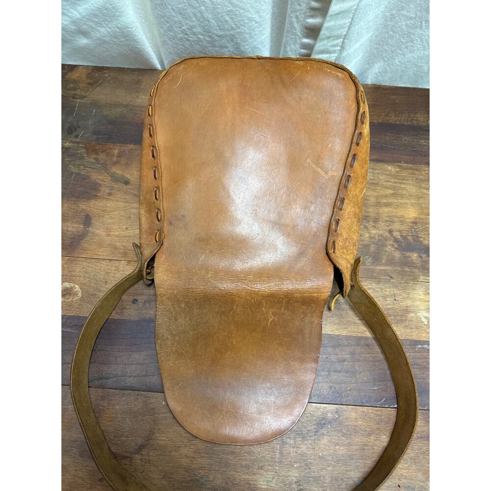 Vintage Brown Leather Handcrafted Saddle Bag Satchel Purse BOHO Southwestern - Picture 9 of 16
